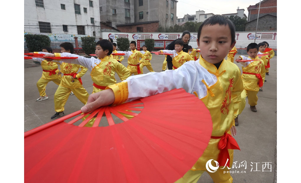 江西东乡：传统技击进校园 传承文化助“双减”